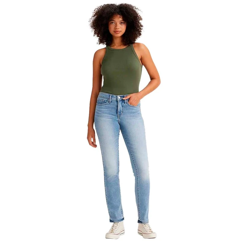 Levi's Women's 314 Shaping Straight Jeans, Twice the Time, 25W / 30L