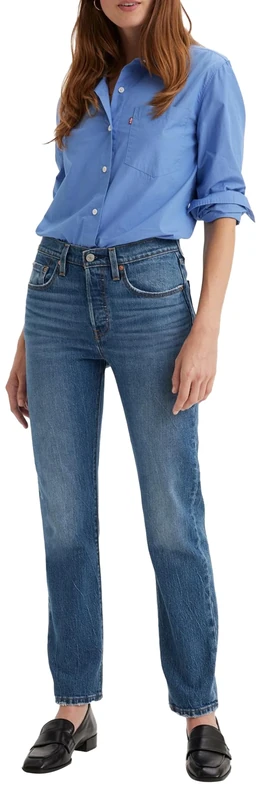 Levi's Women's 501 Jeans for Women, Erin Can't Wait Stretch, 23W x 30L