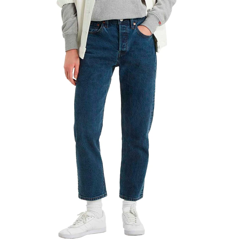 Levi's Women's 501 Crop Jeans, Hidden Happiness, 26W / 28L