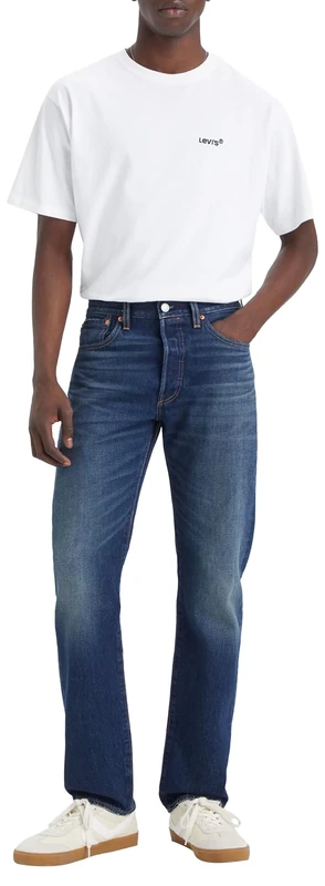 Levi's Men's 501 Original Fit Jeans, On the Borderline, 34W / 30L