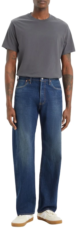 Levi's Men's 501 Original Fit Jeans, It's Time to Go Stretch, 34W / 36L - Image 1