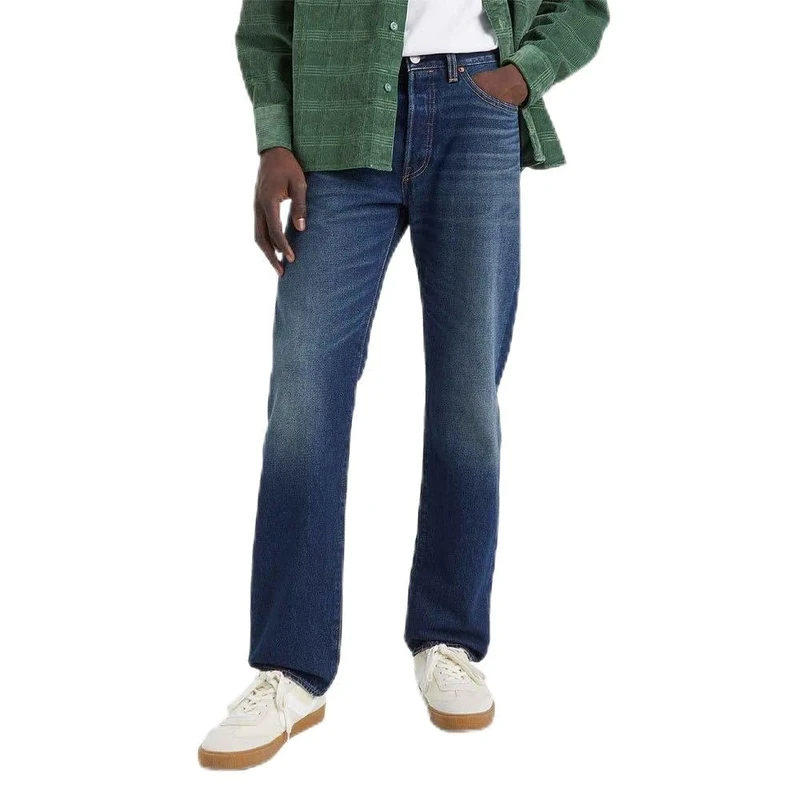 Levi's Men's 501 Original Fit Jeans, On the Borderline, 32W / 32L