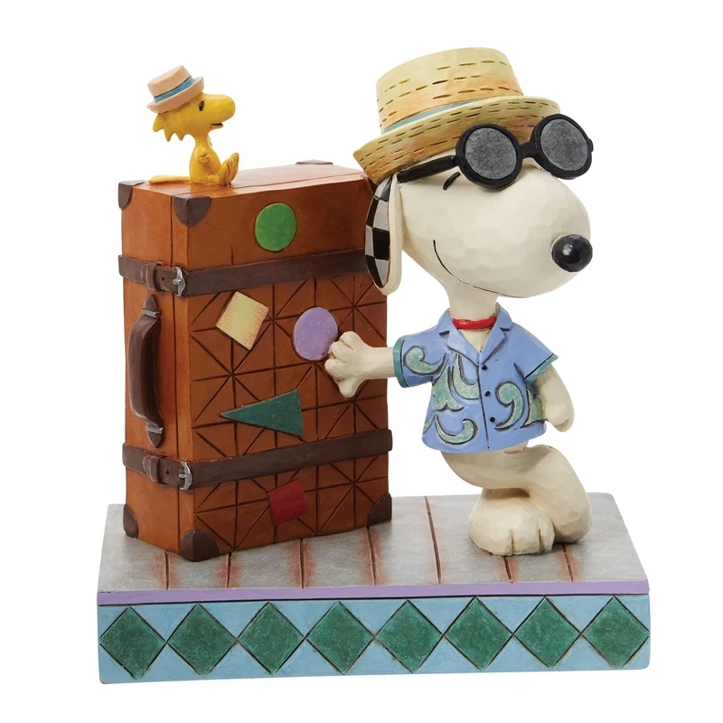 Enesco Jim Shore Snoopy & Woodstock Vacation Figurine