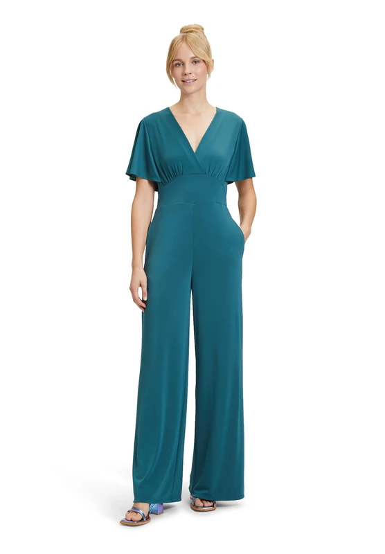 Vera Mont Women's 3487/4232 Jumpsuit, Oriental Green, 36