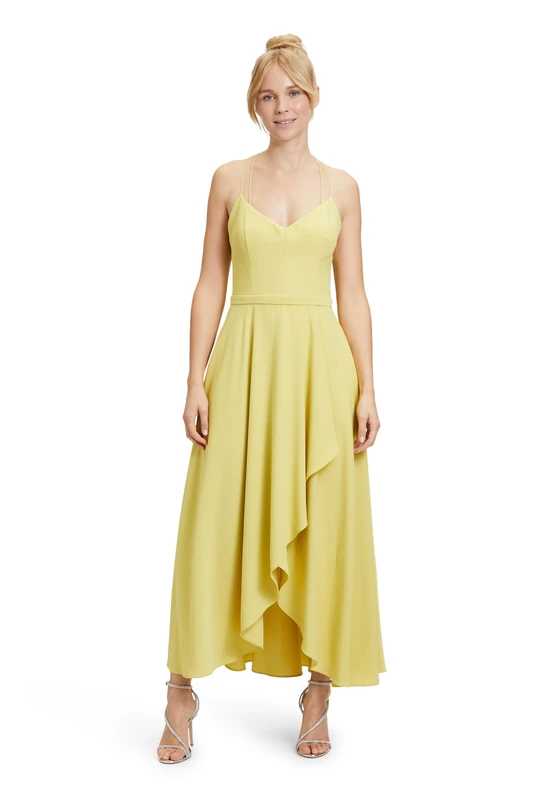Vera Mont Women's 8700/4514 Dress, Tender Lime, 18