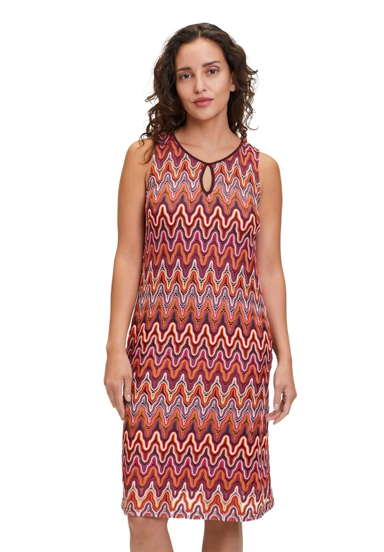 Vera Mont Robe Légère Women's Dress, Red/Orange, 10