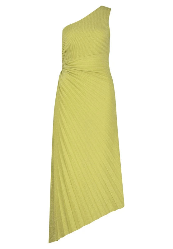 Vera Mont Ladies Sparkly Evening Dress, Posh Lemon, 14