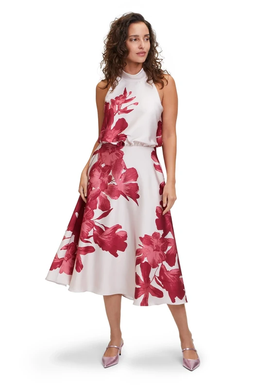 Vera Mont Women's Dress, Red/Rose, 14