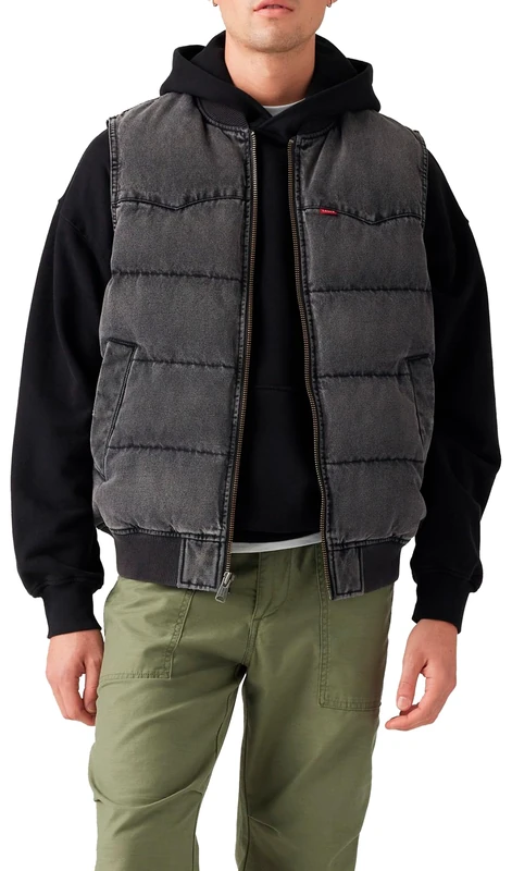 Levi's Men's Super Puffer Vest, eclipse buffer, S