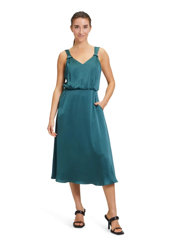 Vera Mont Women's 3484/4003 Dress, Oriental Green, 10