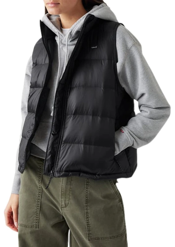 Levi's Women's Polly Packable Vest, Caviar, XS