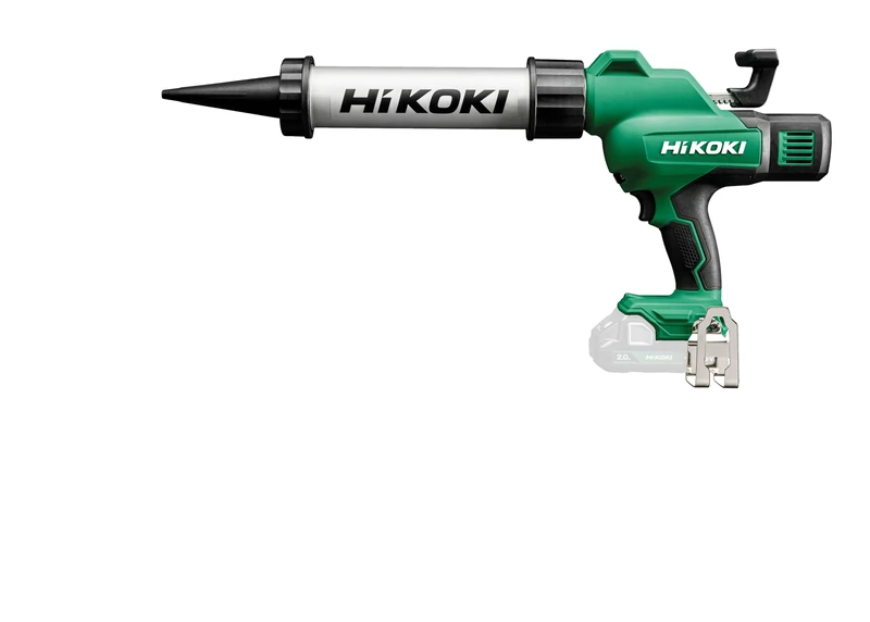 HIKOKI Battery Cartridge Gun (400 ml) AC18DA (18 V, Max. Feed Force: 3000 N, Feed Speed: 0-14 mm/sec., Cartridges: 400 ml) Box Contents: Basic, Without Battery, Charger and Transport case
