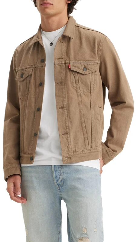 Levi's Men's The Trucker Jacket, CAN I CALL ERMINE OD, M