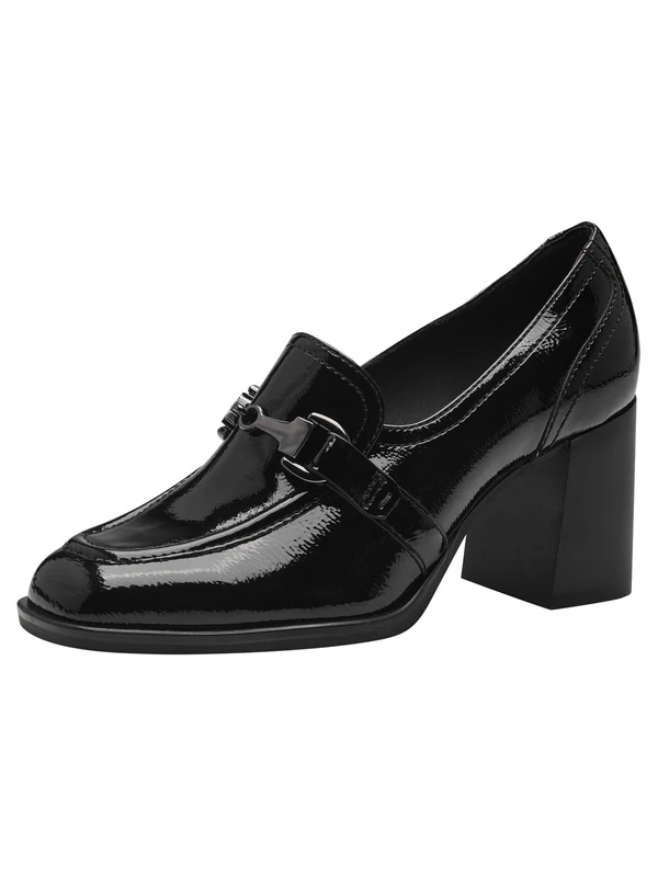 Tamaris Women' 1-24441-43 Loafer, Black (Black Patent), 7.5 UK