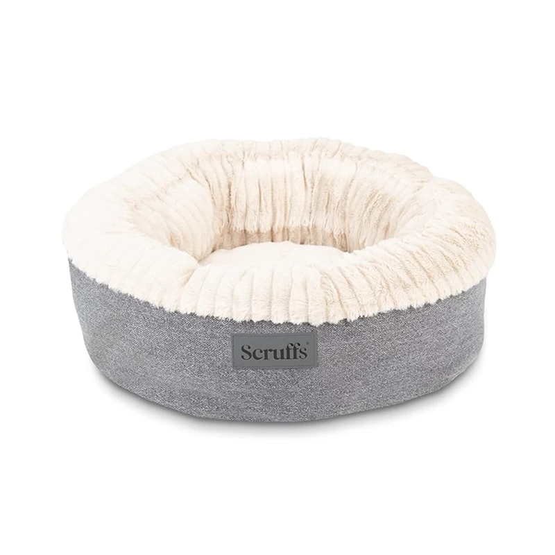 Scruffs Ellen Luxury Dog or Cat Ring Donut Bed - Medium