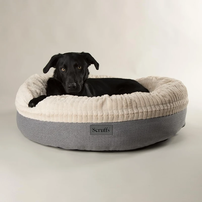 Scruffs Ellen Luxury Dog or Cat Ring Donut Bed - X Large