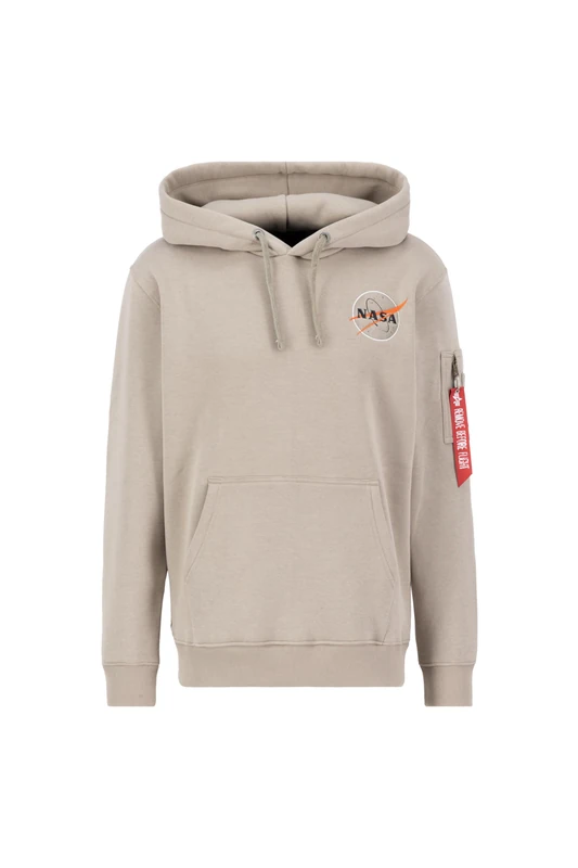 Alpha Industries NASA Orbit Hoodie for men Vintage Sand