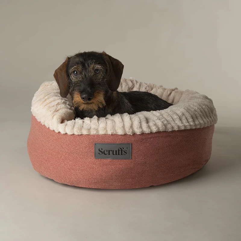 Scruffs Ellen Luxury Dog or Cat Ring/Donut Bed (Medium)