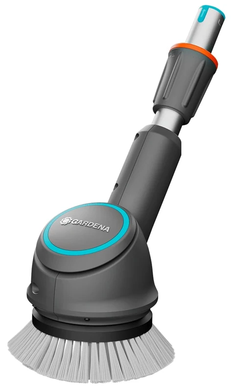 Gardena disc brush attachment for AquaBrush Cleaning attachment/extension for cordless multi-cleaner (14840, 14841, 14842), gentle wet cleaning of sensitive surfaces, accessories (14846-20)