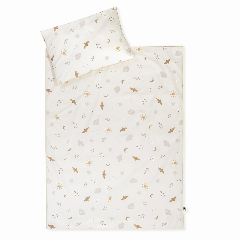 Julius Zöllner Organic Night and Day Bed Linen, Size 100 x 135 and 40 x 60 cm, Children's Bed Linen, Tested for Harmful Substances