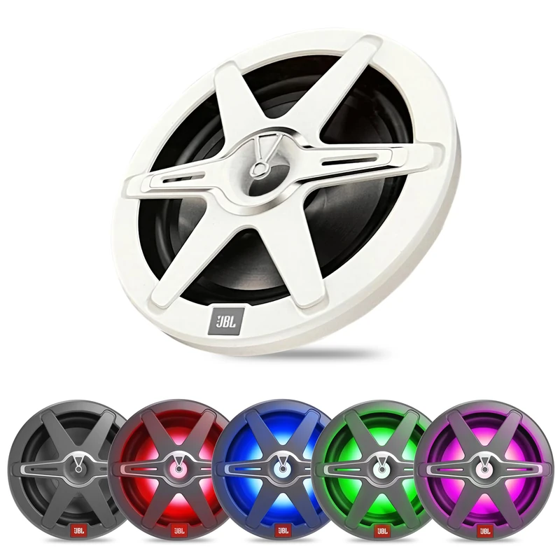 JBL Marine CLUB102 250mm 10" Subwoofer with 200W RMS and 600W Peak Power, Selectable 2 or 4 Ohm Impedance, 88dB Sensitivity, 30Hz-250Hz Range, Durable High-Roll Surround for Reliable Marine Audio