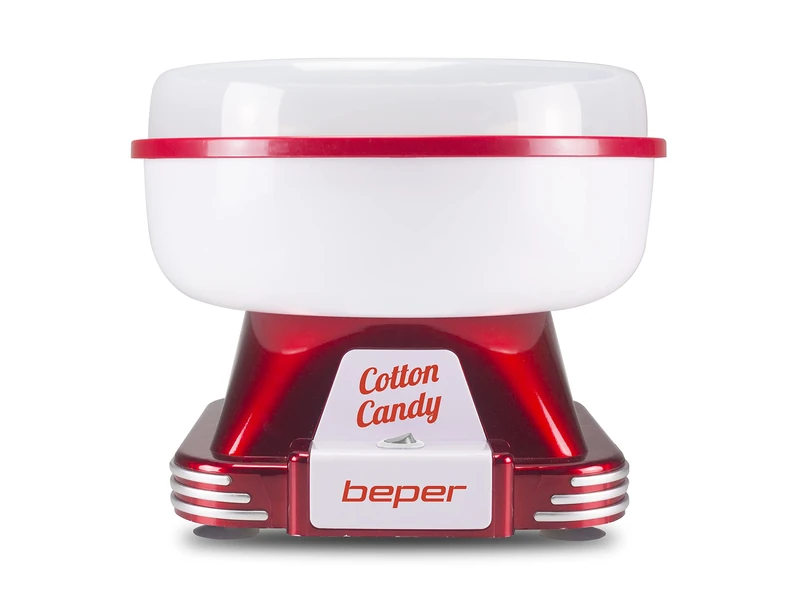 BEPER 90.608 Cotton Sugar Machine with Splash Guard - Cotton Sugar Machine for Children with Spoon Supplied, 500 W