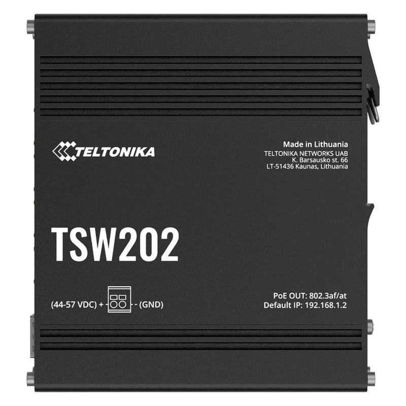 Teltonika TSW202 Managed PoE+ Switch - 8 Gigabit 2 SFP - Image 1