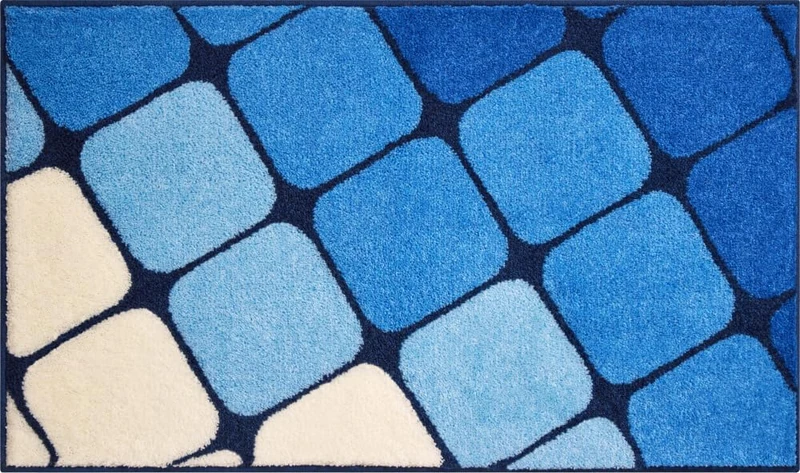 Grund Shanga Bath Mat 60 x 100 cm Blue - Image 1