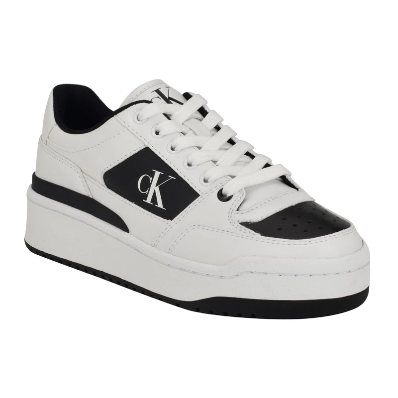 Calvin Klein Women's Alondra Sneaker, Black 004, 6 UK