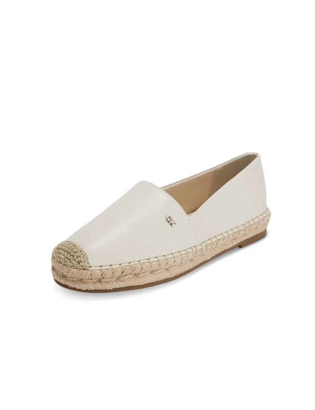 Calvin Klein Women's Popular Ballet Flat, Milk 151, 6.5 UK