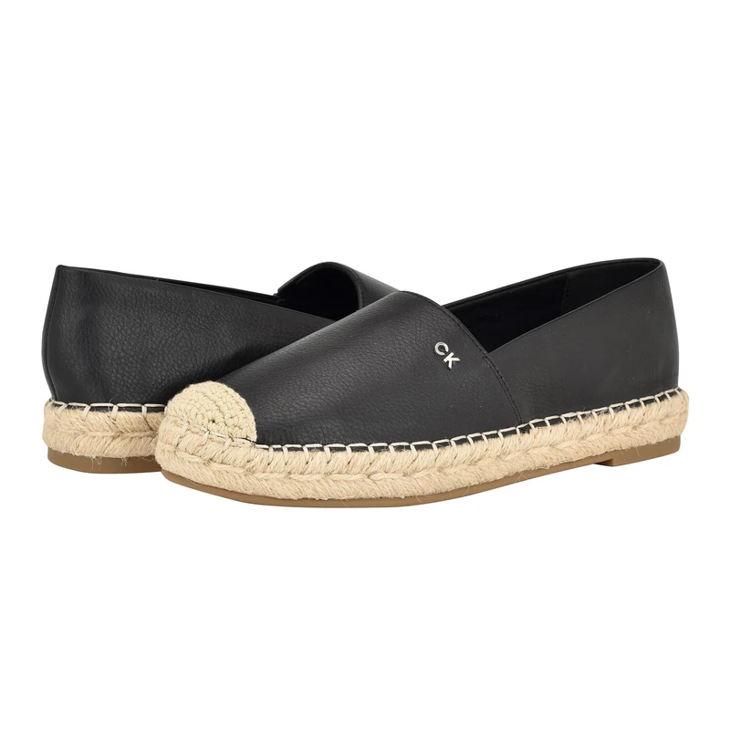 Calvin Klein Women's Popular Ballet Flat, Black 002, 5 UK