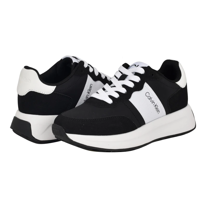 Calvin Klein Hallie Women's Trainers, Black 001, 2/2.5 UK