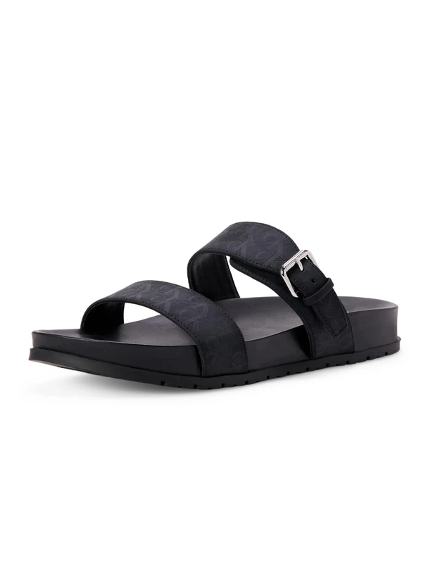 Calvin Klein Women's Landesa Sandal, Black 001, 6
