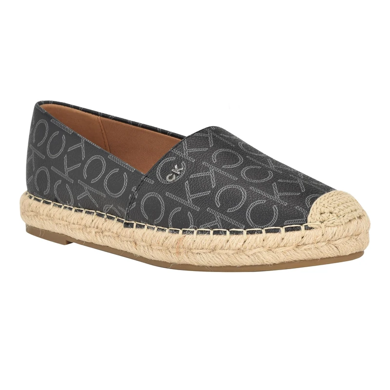 Calvin Klein Women's Popular Flat, Black 001, 9.5