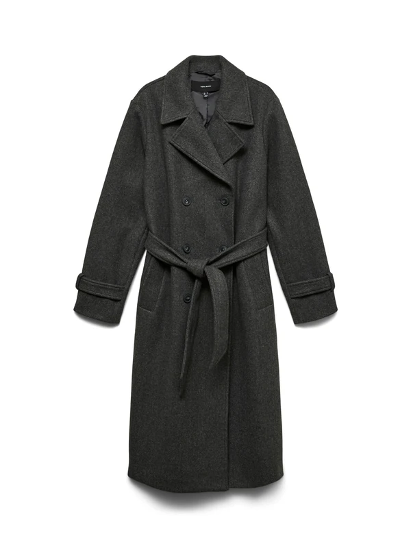 VERO MODA VMFORTUNEVEGA Female Coat, Dark grey blend, M