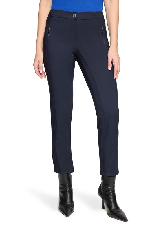 Betty Barclay Women's 6815/1080 Trouser, Blue, 8 - Image 1
