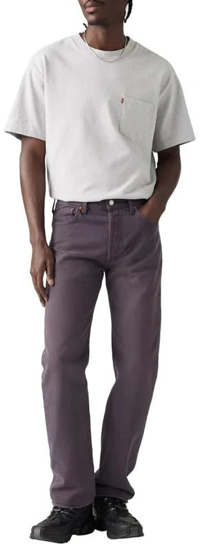 Levi's Men's 501 Original Fit Jeans, Violet Clouds Gd, 34W / 34L
