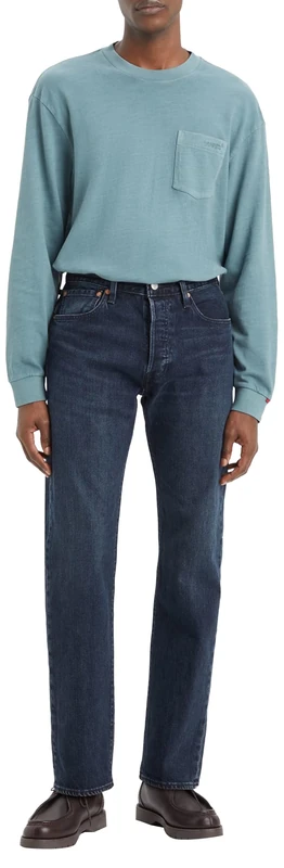 Levi's Men's 501 Original Fit Jeans, People Everywhere Stretch, 34W / 32L