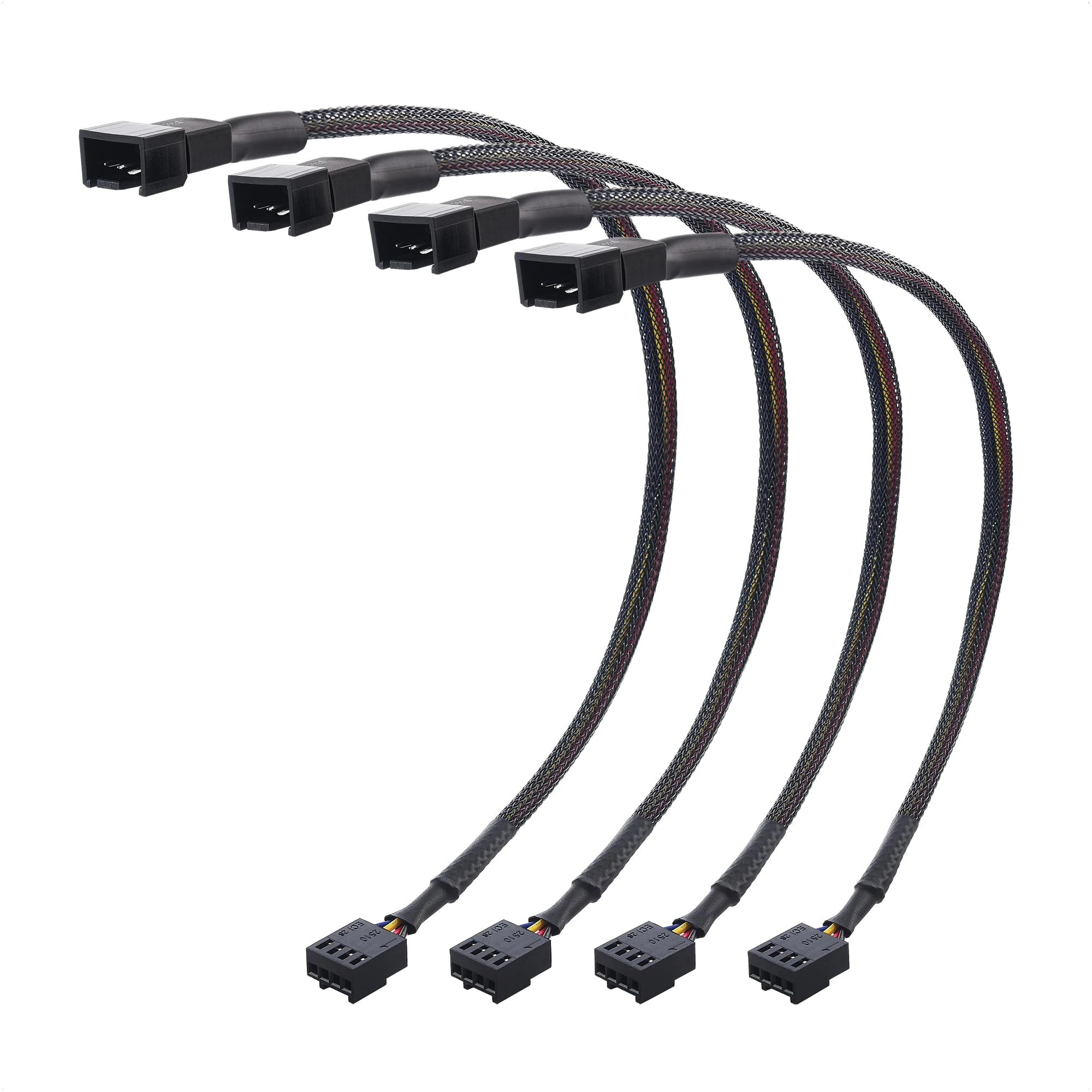 Cable Matters 4-Pack PWM 4-Pin Fan Ext. Cable - 30cm (PC Compatible)