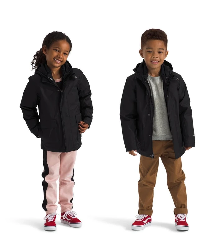 The North Face Kids Down Triclimate Down Jacket, Tnf Black/Forest Olive, 3 Years