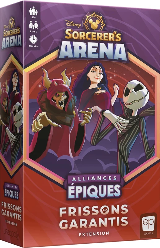 ASMODEE | Disney Sorcerer's Arena - Thrills Guaranteed | EN | USAOPOLY | 2-4 PLAYERS | 13+ | 30-60 MINUTES