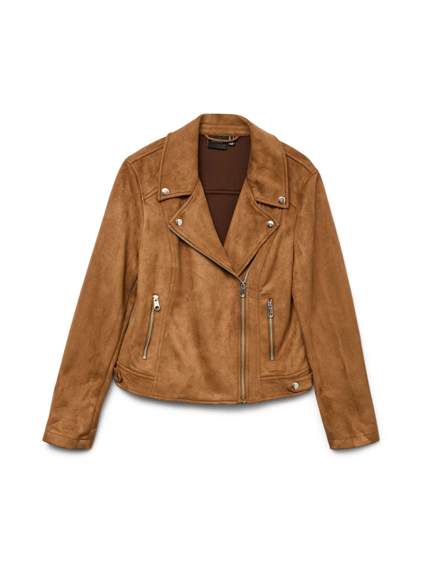 VERO MODA Female jacket Vmjose biker jacket, Cognac, XS
