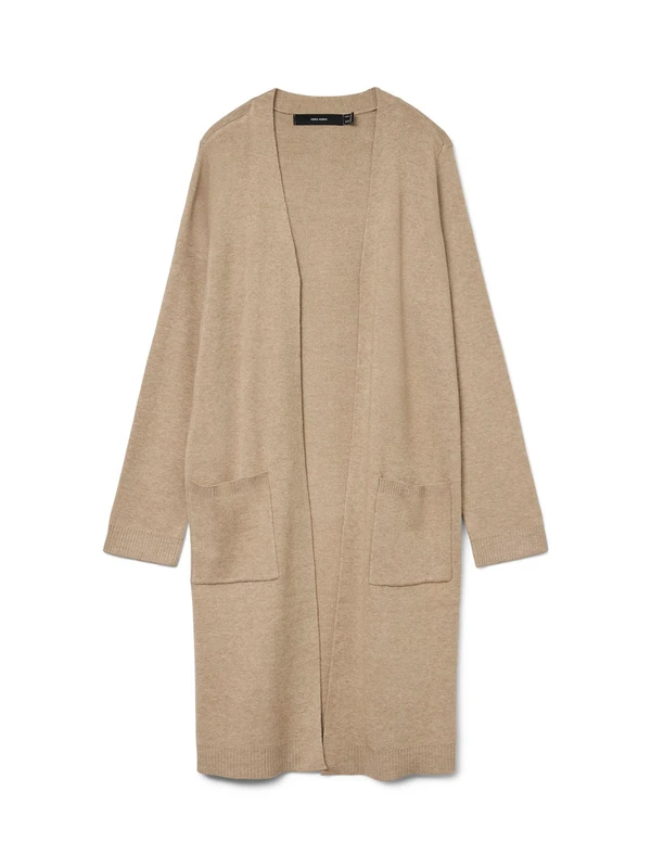 Vero Moda Female Cardigan VMSABA Cardigan, Silver Mink/Detail: Melange, XL