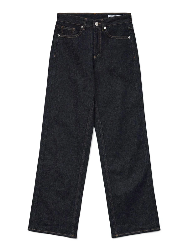 VERO MODA Womens Vmtessa Hr Wide Ra369 Ga Noos Jeans, Dark Denim Blue, 29W / 32L UK - Image 1