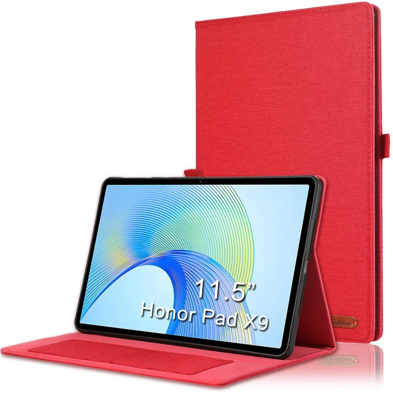 ATOOZ Case Cover for Honor Pad X9 11.5 Inch Tablet 2023 With Stand, Shockproof Case for X8 Pro (Red)