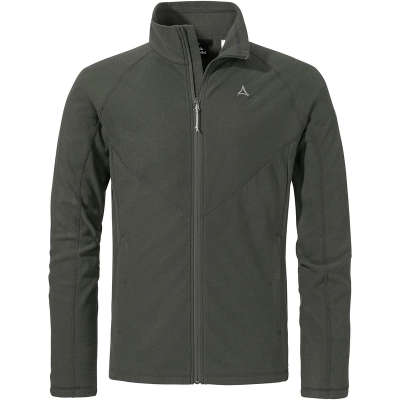 Schöffel Men's Fleece Jk Style Ghedina MNS, Comfortable Fleece Jacket with Flatlock Seams, Lightweight, Quick-Drying Outdoor Jacket with Stand-Up Collar