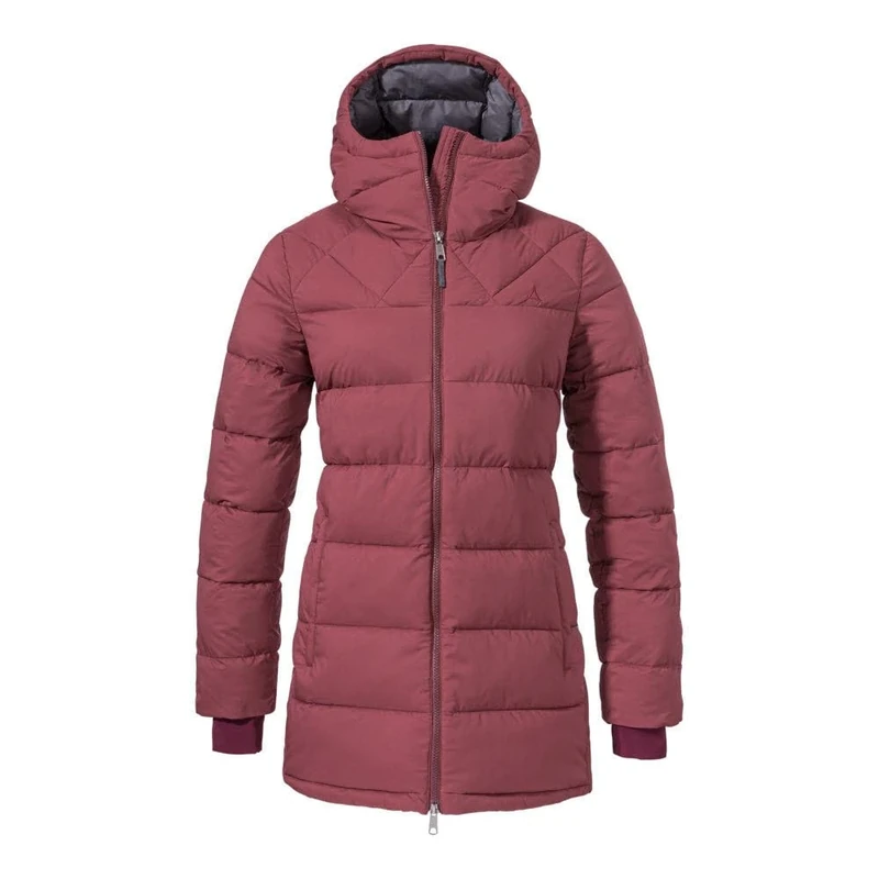 Schöffel Women's Boston Insulated Parka L Winter, Acai, 46