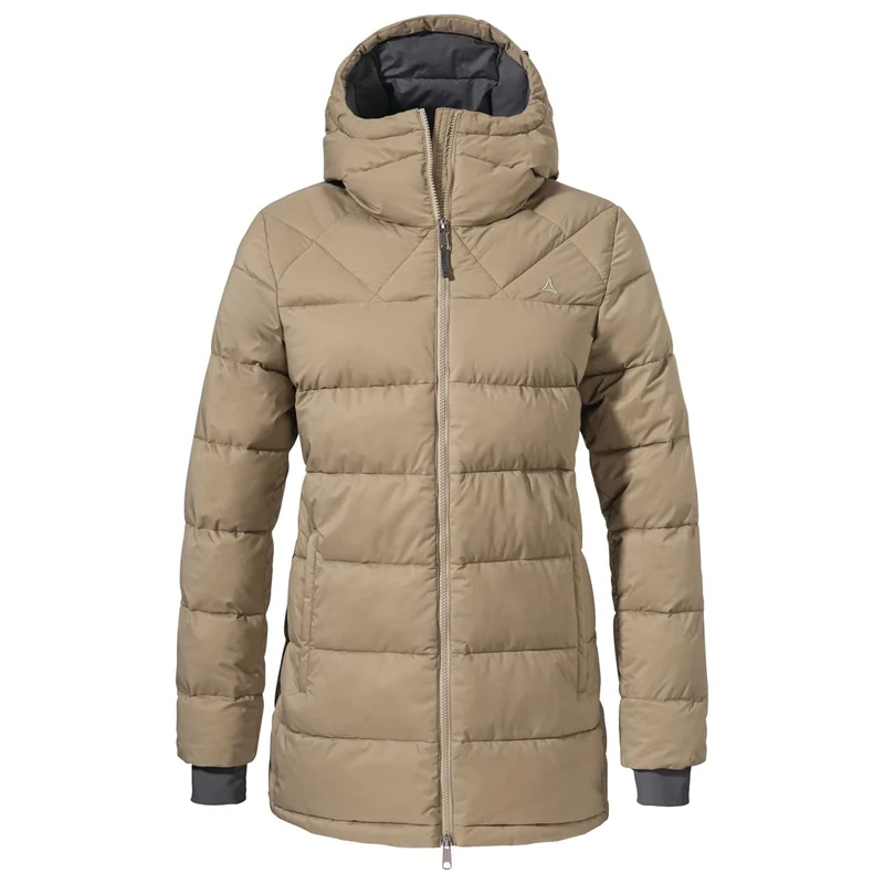 Schöffel Women's Boston Insulated Parka L Winter, Nutmeg, 48