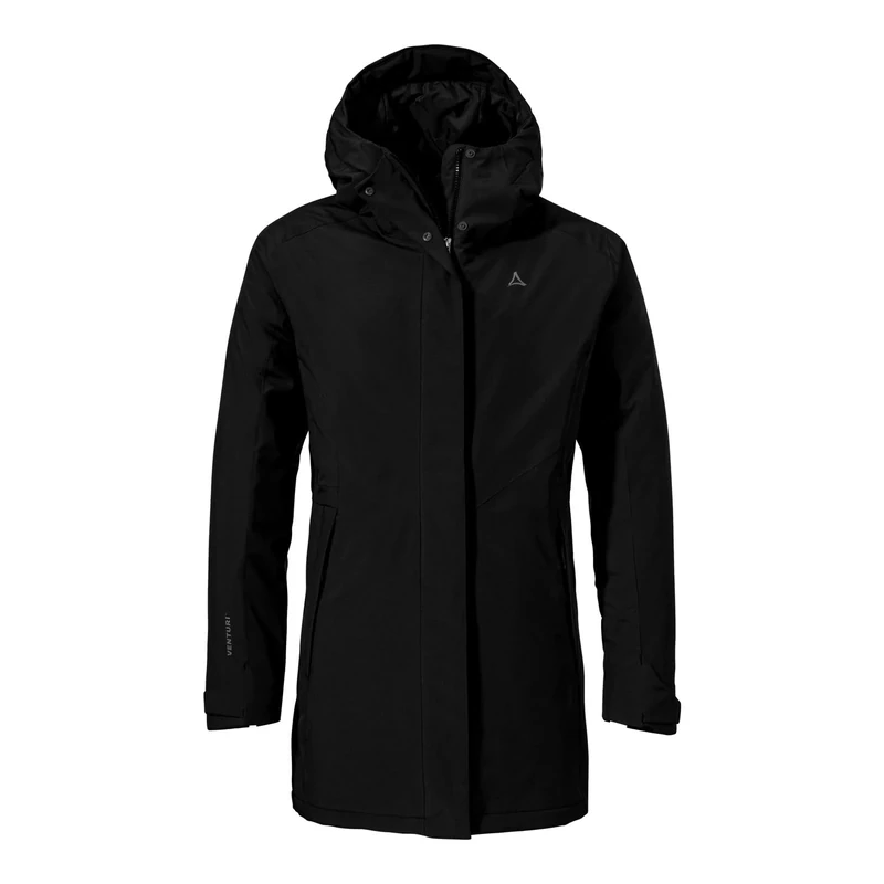 Schöffel Women's Parka Style Froda WMS Winter, Black, 36
