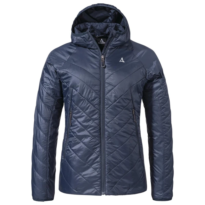 Schöffel Women's Ins Jacket Style Cascata WMS Lightweight Quilted Outdoor Jacket with Sustainable PrimaLoft Black Eco Padding, Water-Repellent Wind Jacket